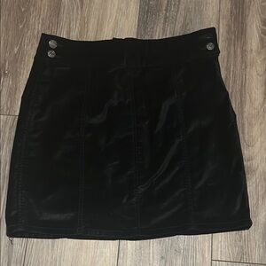 Free People Black Mini Skirt size 29